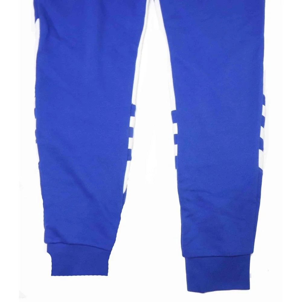 adidas Originals Blue Big Trefoil Outline Jogger Sweatpants GD27172 Youth Sz XL